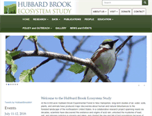 Tablet Screenshot of hubbardbrook.org